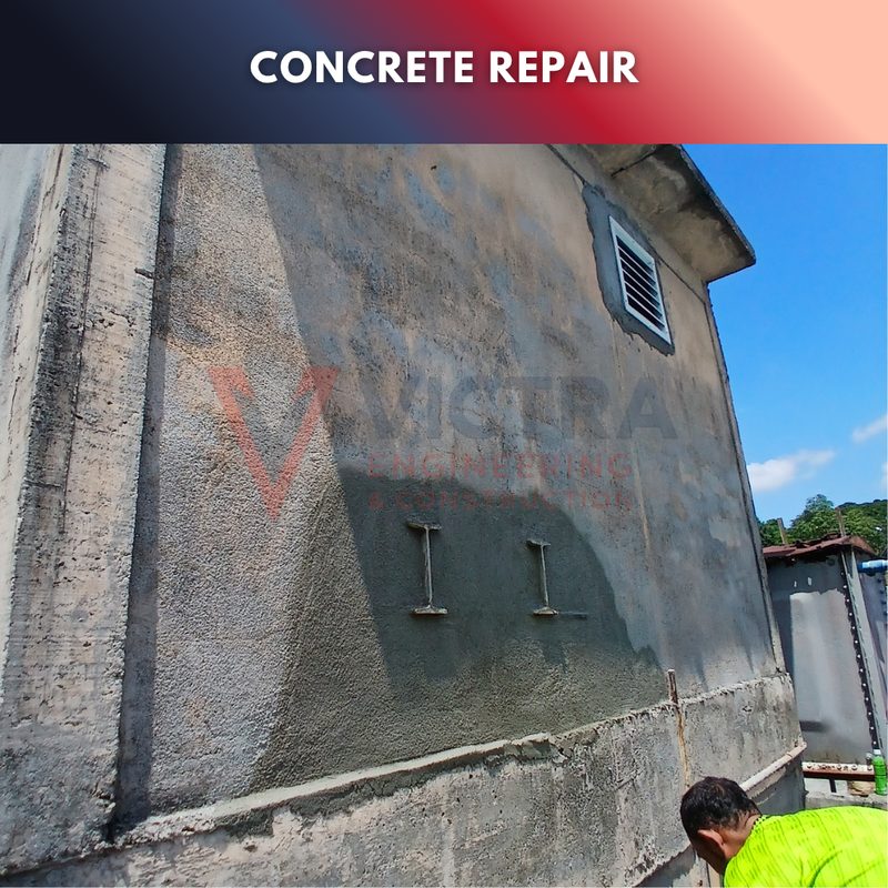 Concrete Repair & Restoration project at Universiti Kebangsaan Malaysia, Bangi